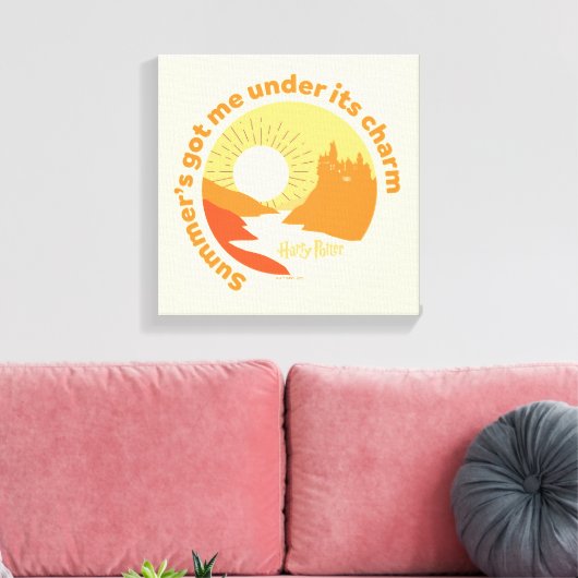 Toile HARRY POTTER™ | Summer Magic HOGWARTS™ Castle (Insitu(Salon))