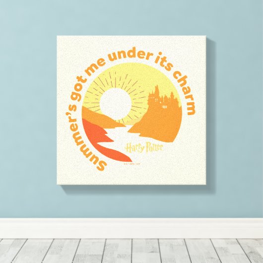 Toile HARRY POTTER™ | Summer Magic HOGWARTS™ Castle (Insitu (Plancher de Bois))