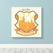Toile HARRY POTTER™ | Summer Magic HOGWARTS™ Crest (Insitu (Plancher de Bois))