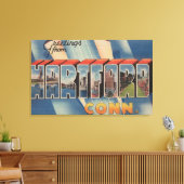 Toile Hartford, Connecticut - Scènes de grandes lettres  (Insitu(Salon))