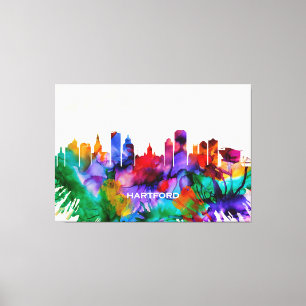 Toile Hartford Skyline