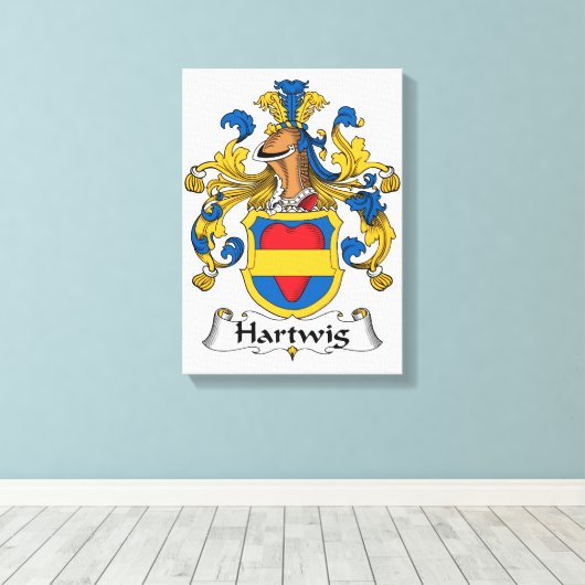 Toile Hartwig Family Crest (Insitu (Plancher de Bois))