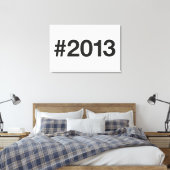 Toile Hashtag 12 Anniversaire 2013 (Insitu(Chambre))