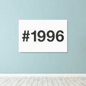 Toile Hashtag 29 Anniversaire 1996 (Insitu (Plancher de Bois))