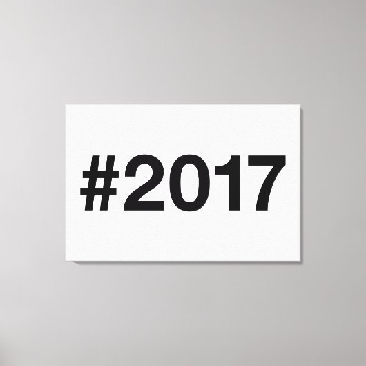 Toile Hashtag 8 Anniversaire 2017 (Recto)