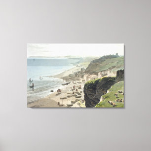 Toile Hastings, de la falaise est, 'd'un voyage Arou