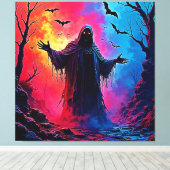 Toile Hauning Demon Habillé Dans L'Ombre Design (Insitu (Plancher de Bois))