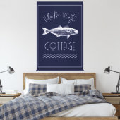 Toile Haute conception Lake House Bleu foncé (Insitu(Chambre))