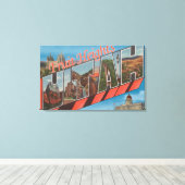 Toile Hauteur des fruits, Utah - Grandes lettres (Insitu (Plancher de Bois))