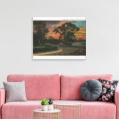 Toile Haven d'hiver, Floride - Vue coucher de soleil sur (Insitu(Salon))