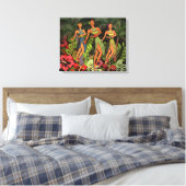 Toile Hawaii Aloha Palm Hula Art Design (Insitu(Chambre))
