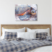 Toile Hawaii Honu Sea Turtle Beach Gros plan Photo Relax (Insitu(Chambre))