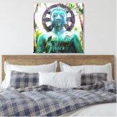 Toile Hawaii Turquoise Blue Bouddha Statue Photo Paix (Insitu(Chambre))