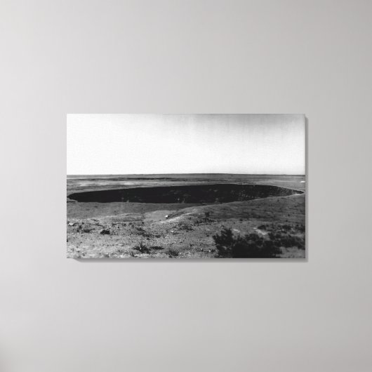 Toile Hawaii - Vue de Halemauman Pit en HA (Recto)