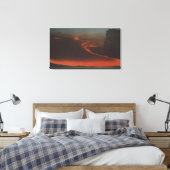 Toile Hawaii - Vue des sentiers de lave d'Active (Insitu(Chambre))