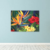 Toile Hawaiienne 3 Écrans Emballée Tropical Paradi (Insitu (Plancher de Bois))