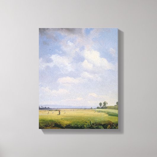 Toile Haymaking, 1838 (huile sur toile) (Recto)