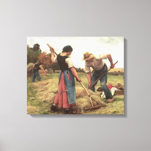 Toile Haymaking, 1880 (Recto)
