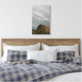 Toile Haystack avec nuages de tempête au-dessus de la fe (Insitu(Chambre))