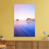 Toile Haystack Rock À L'Aube Blurred Blue Purple Waves (Insitu(Salon))