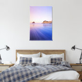 Toile Haystack Rock À L'Aube Blurred Blue Purple Waves (Insitu(Chambre))