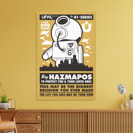 Toile HazMaPoster_Brown (Insitu(Salon))