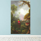 Toile HEADE - Colibris de nidification, Paysage brésilie (Insitu (Plancher de Bois))