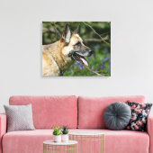 Toile Headshot 3 du berger allemand (Insitu(Salon))