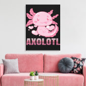 Toile Heart Axolotl | Caricature mignon Axolotl (Insitu(Salon))