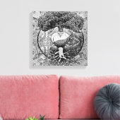 Toile Heart Mandala Tree of Life (Insitu(Salon))