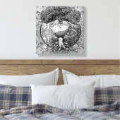 Toile Heart Mandala Tree of Life (Insitu(Chambre))