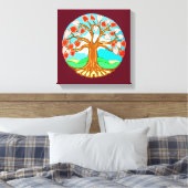 Toile Heart Tree of Life Mandala (Insitu(Chambre))
