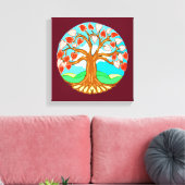 Toile Heart Tree of Life Mandala (Insitu(Salon))