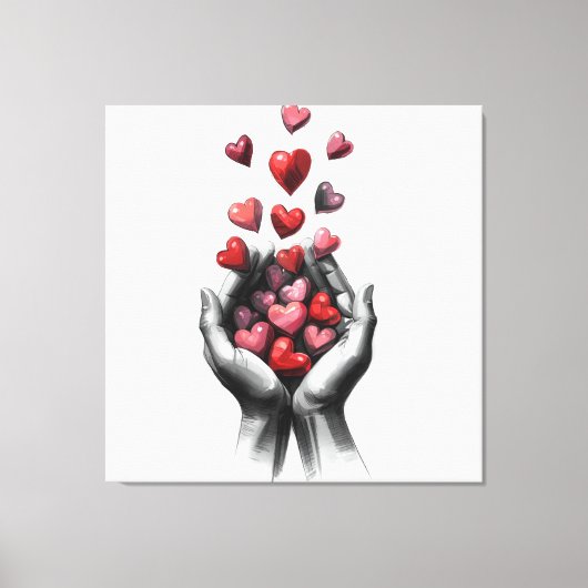 Toile Hearts (Recto)