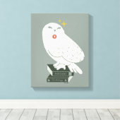 Toile Hedwig avec lettre dessin fantaisiste (Insitu (Plancher de Bois))