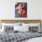 Toile Heidi à la prairie avec sa chèvre (Insitu(Chambre))