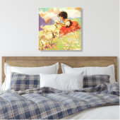 Toile "Heidi et ses chèvres" par Jessie Willcox Smith (Insitu(Chambre))