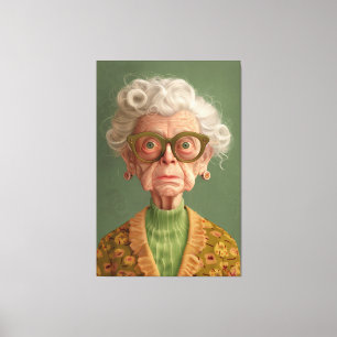 Toile Hein ? Portrait Grandma
