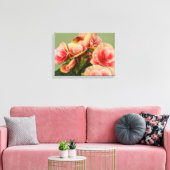 Toile Heirloom Begonias 2 (Insitu(Salon))