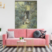 Toile Helen Allingham Vintage La soucoupe de lait (Insitu(Salon))