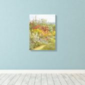 Toile Helen Allingham Vintage Une Frontière Herbacée (Insitu (Plancher de Bois))