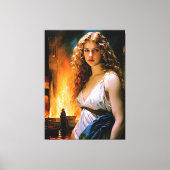 Toile "Helen, La beauté d’un spartiate, Le feu de Troy" (Recto)