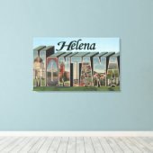 Toile Helena, Montana - Scènes de grandes lettres (Insitu (Plancher de Bois))