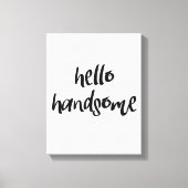 Toile Hello Handsome (Recto)