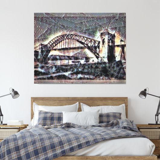 TOILE HELLS GATE BRIDGE ASTORIA, NY (Insitu(Chambre))