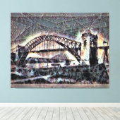 TOILE HELLS GATE BRIDGE ASTORIA, NY (Insitu (Plancher de Bois))