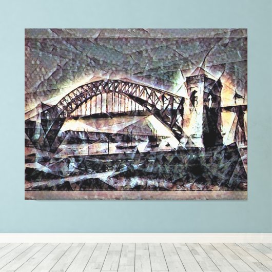 TOILE HELLS GATE BRIDGE ASTORIA, NY (Insitu (Plancher de Bois))