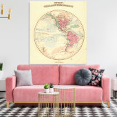 Toile Hémisphère occidental 6 (Insitu(Salon))