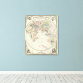 Toile Hémisphère oriental 4 (Insitu (Plancher de Bois))