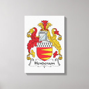 Toile Henderson Family Crest